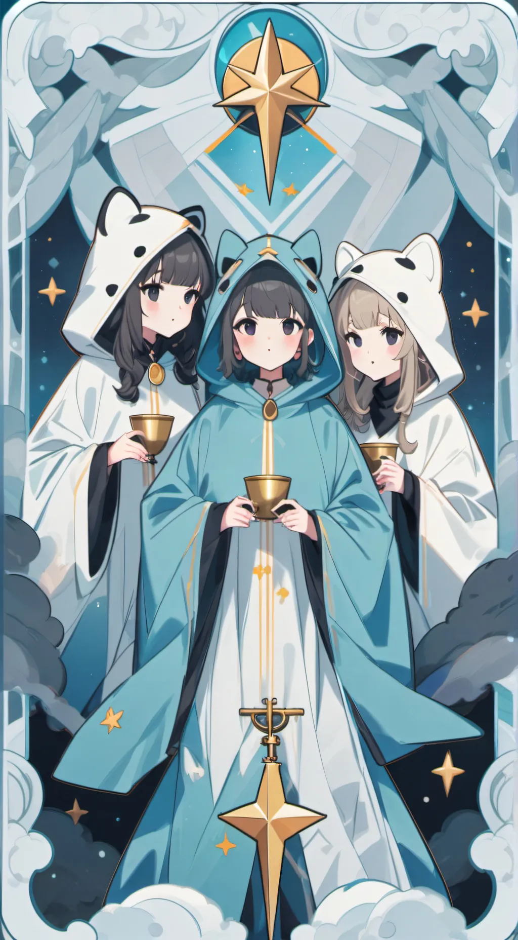 ai character: girls sleepover  background