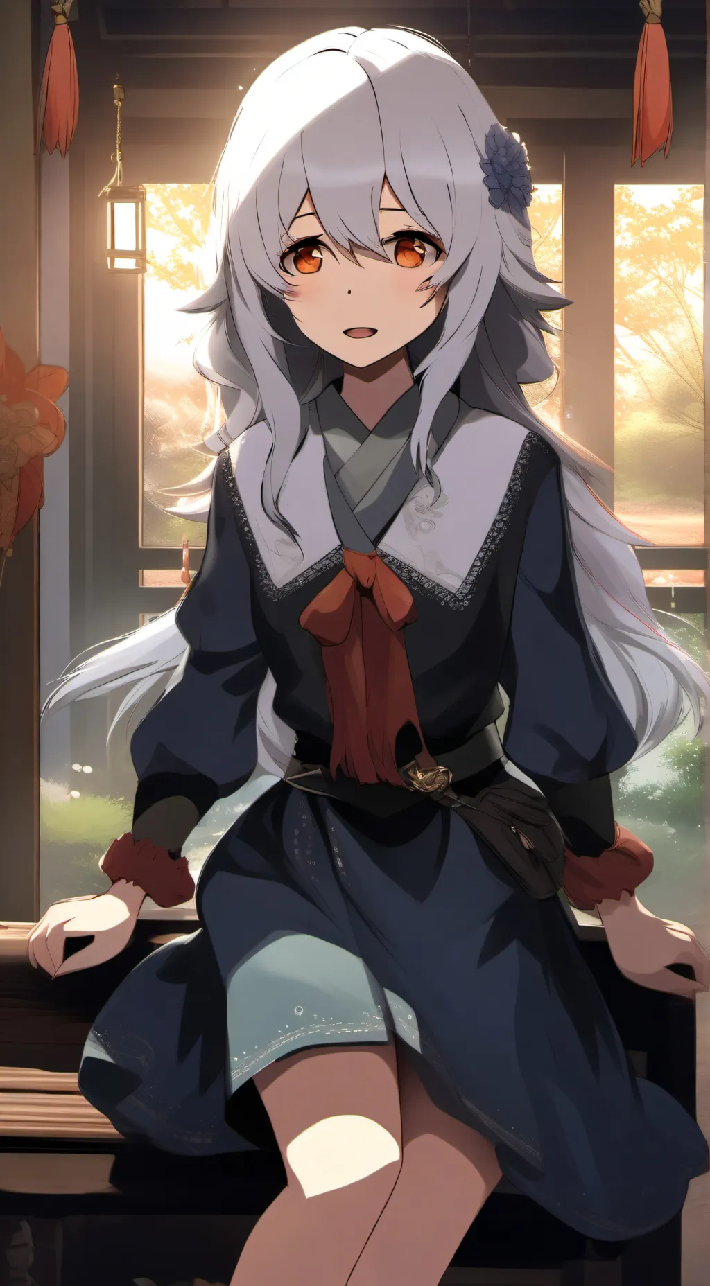 ai character: Bella  background