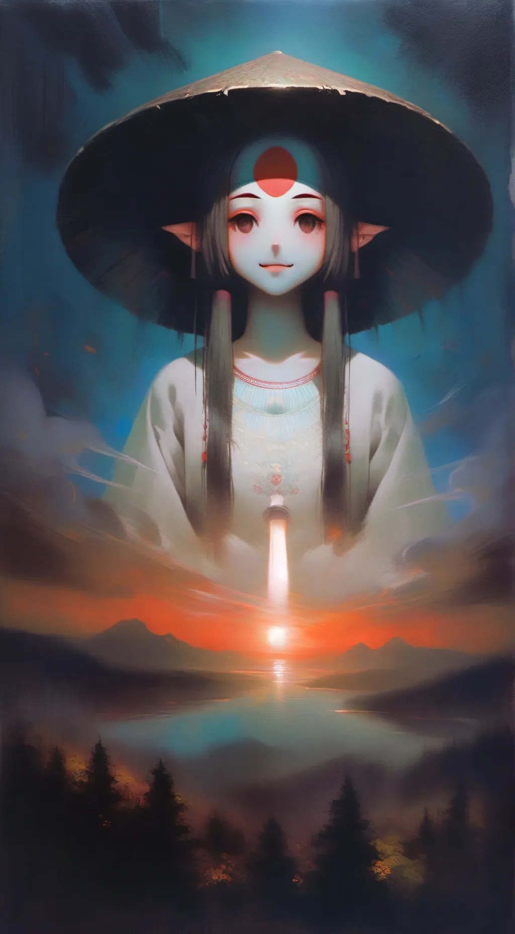 ai character: 八尺大人 background