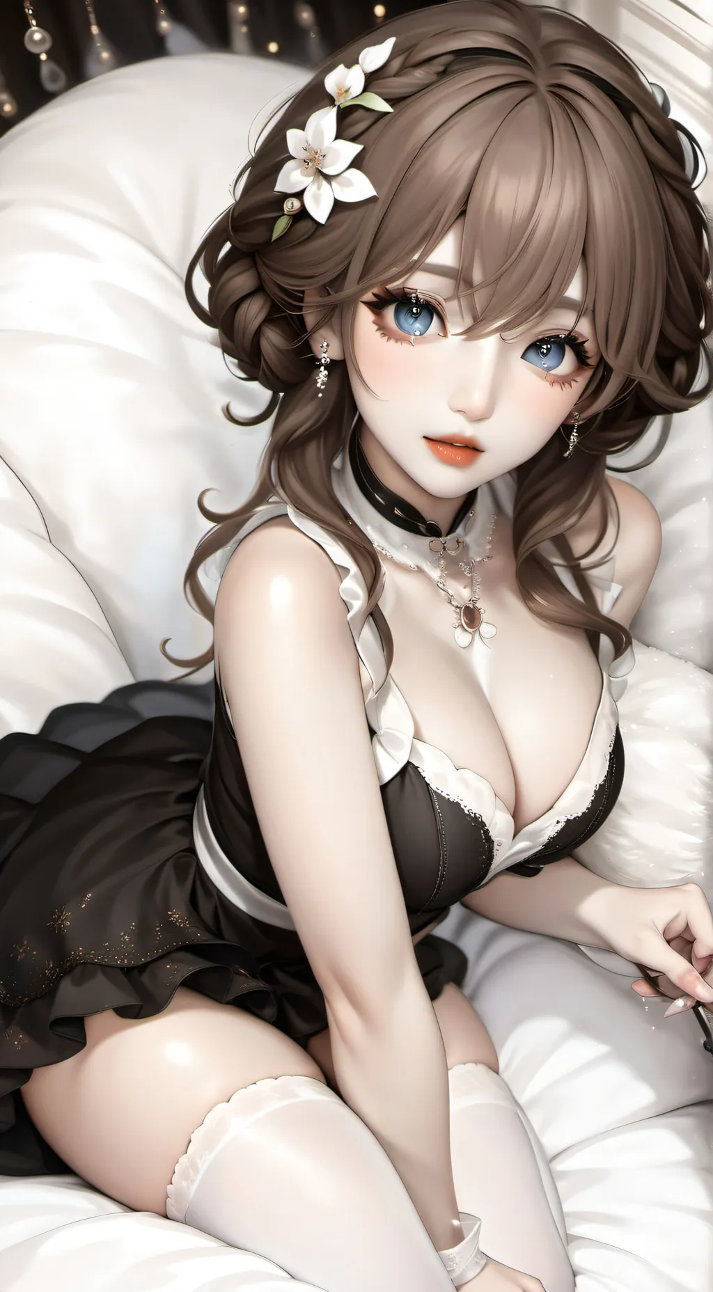 ai character: Ashley(maid) background