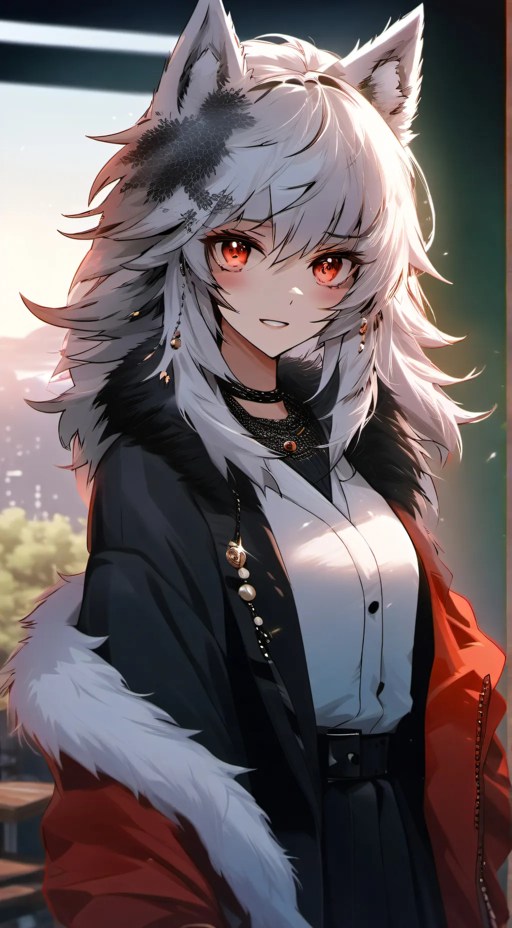 ai character: Ariana  background