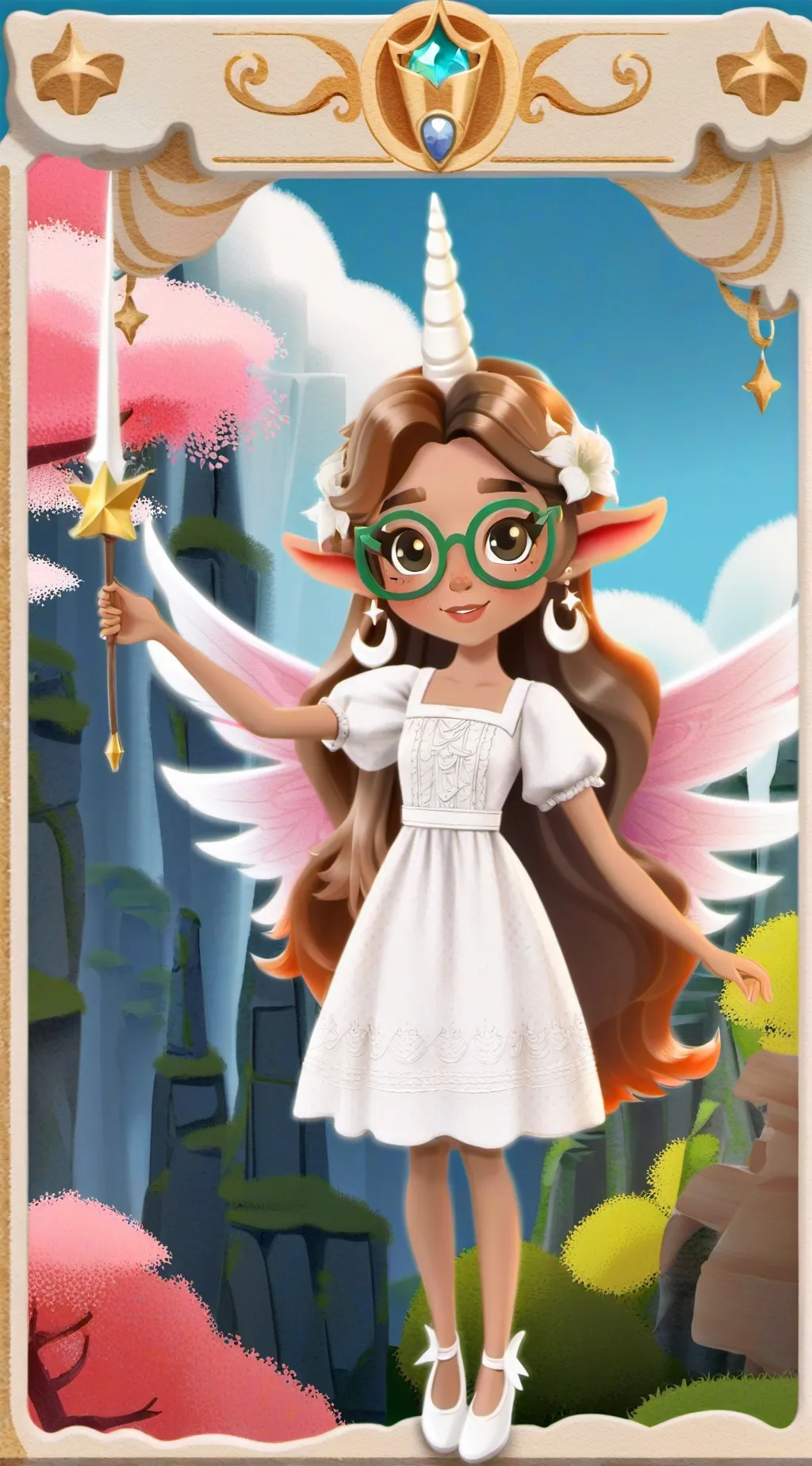 ai character: Amanda background