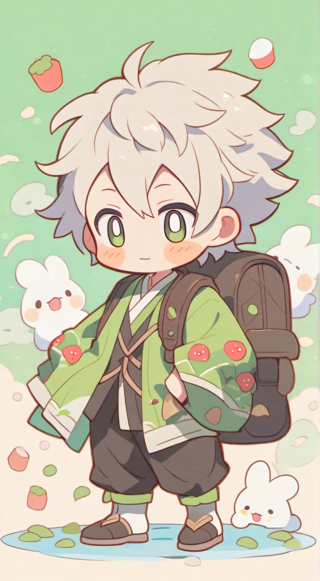 ai character: brud has no bucket background