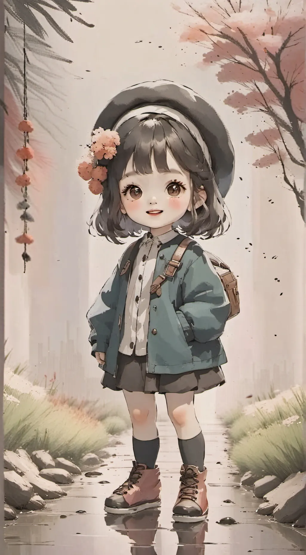 ai character: HH( kid part 6)  background