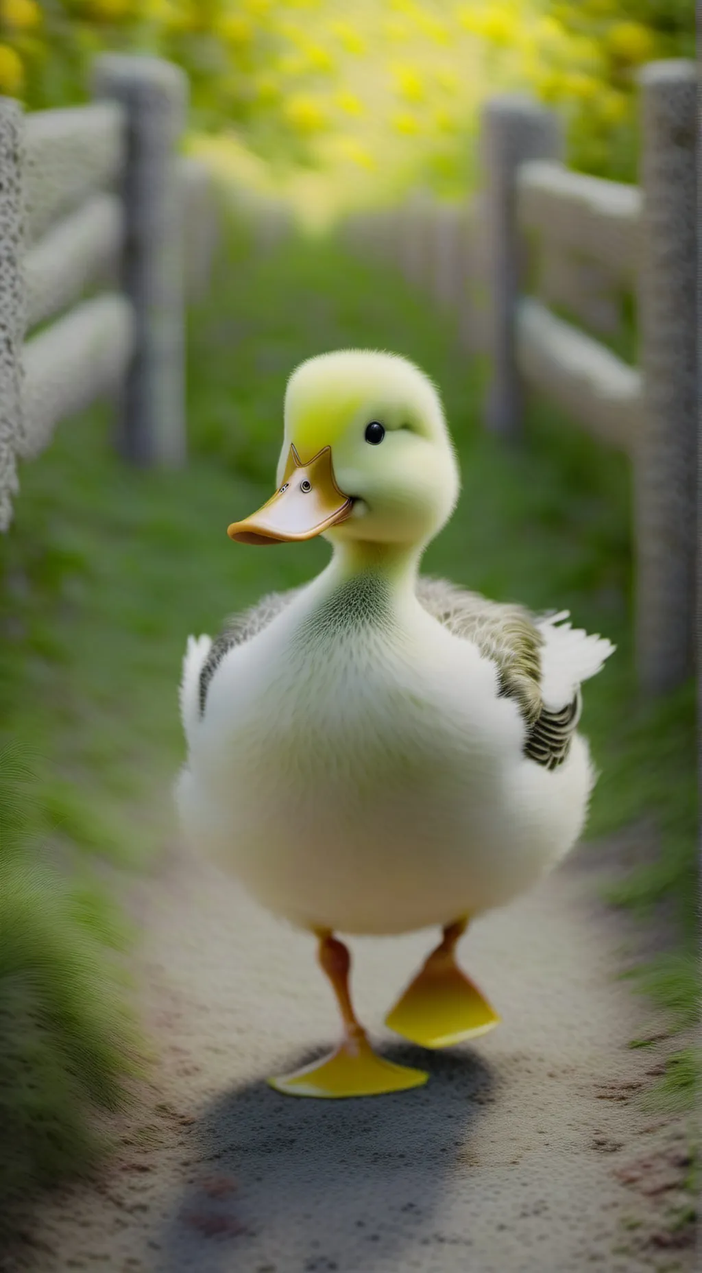 ai character: The duck. Story. background