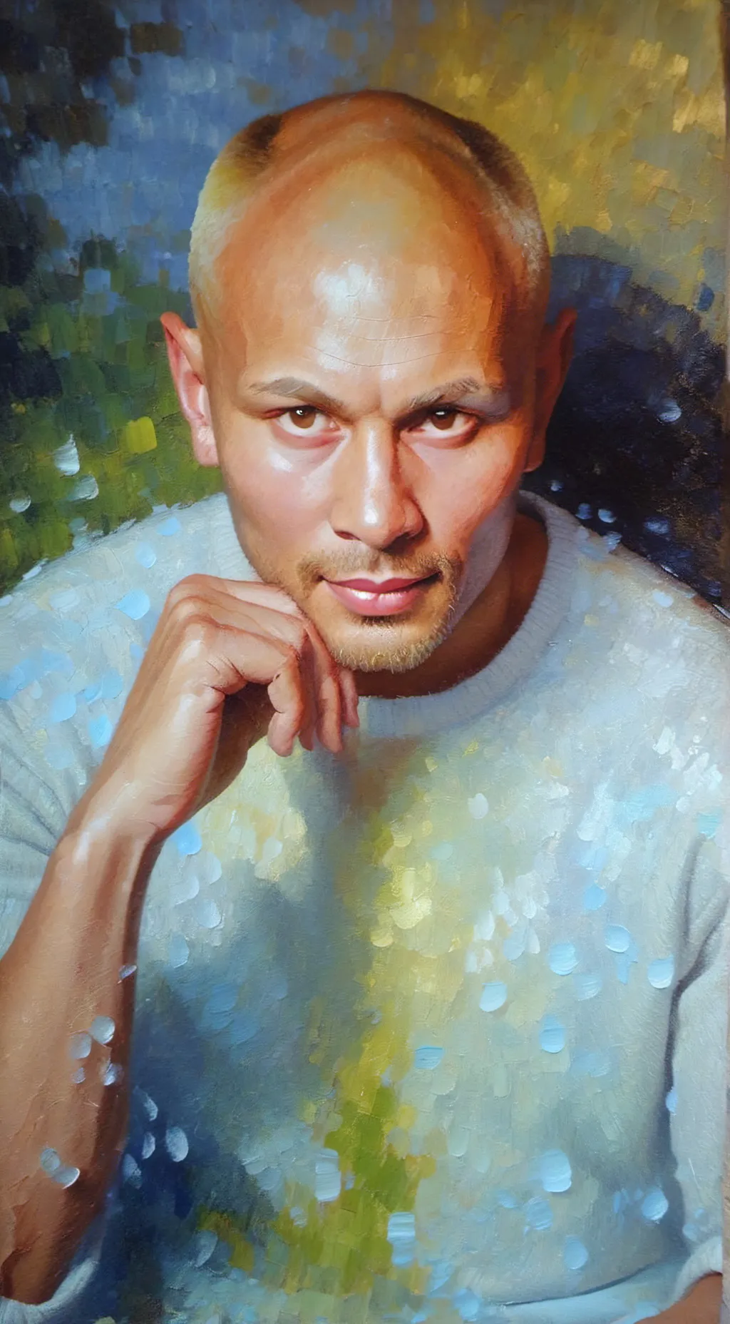 ai character: Leonardo background