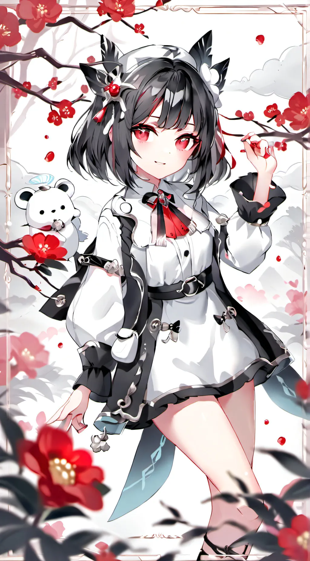 ai character: Luna background