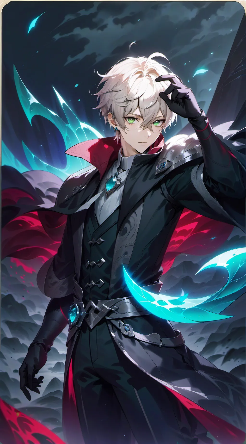 ai character: luck background