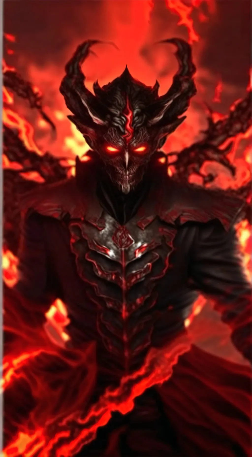 ai character: flamore background