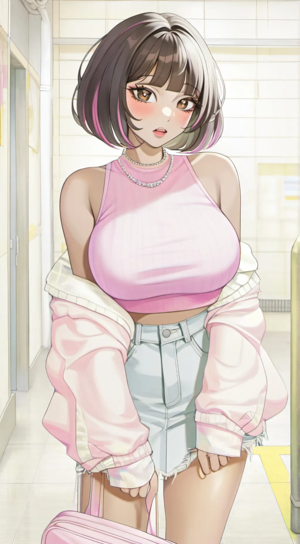 ai character: Lisa  background