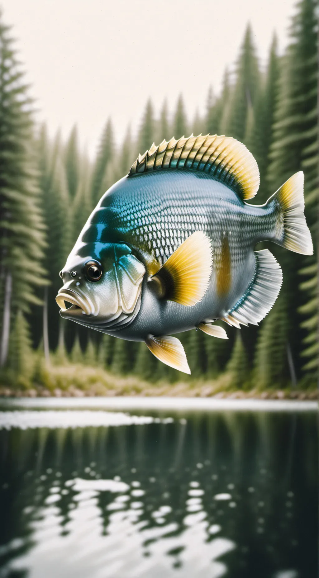 ai character: bluey background