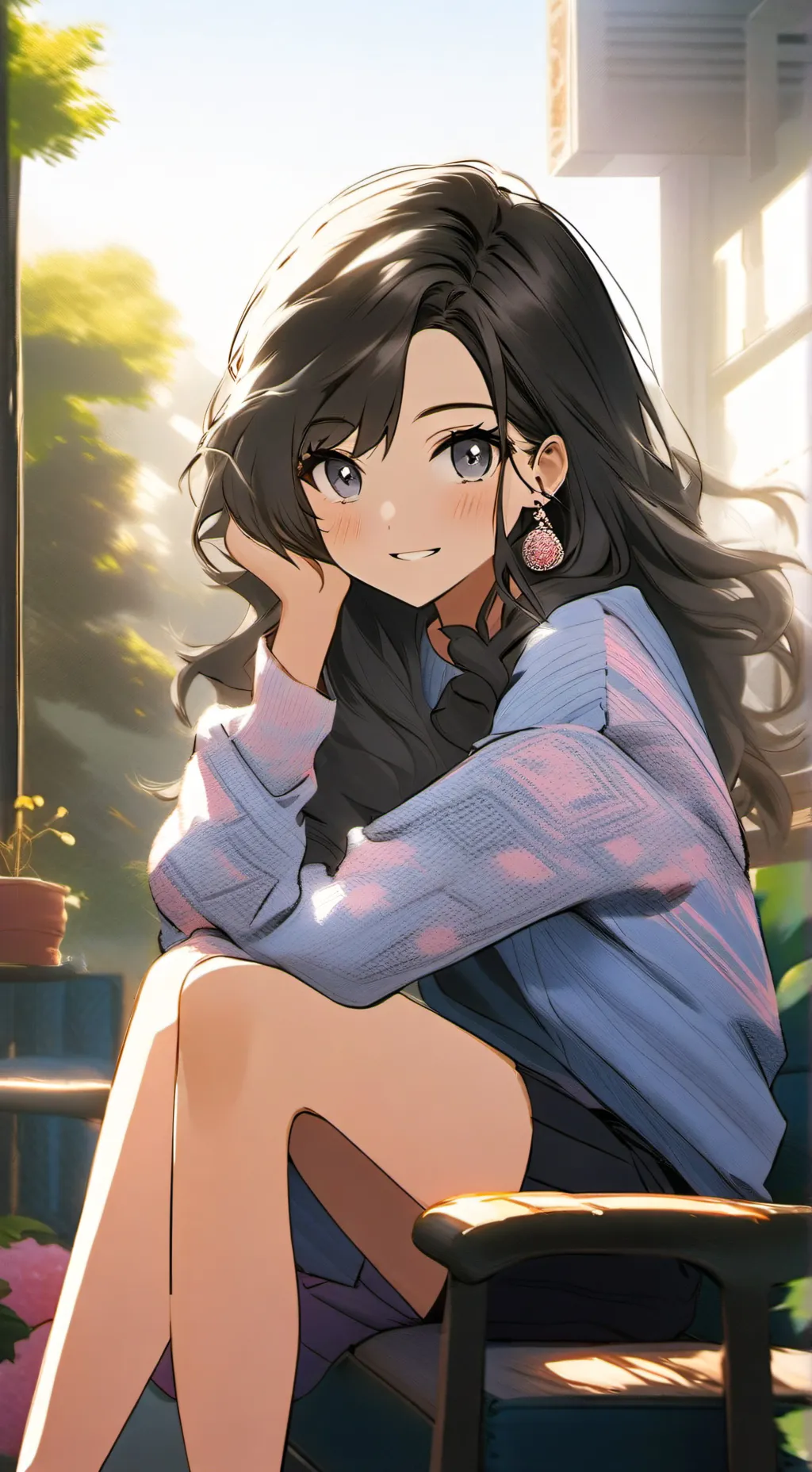 ai character: Sandy background