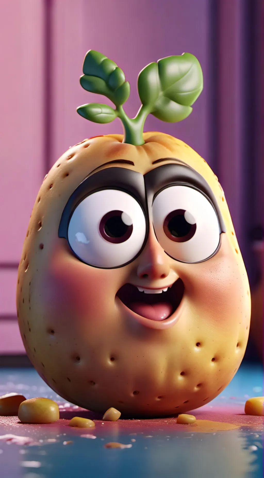 ai character: Ms. Potato🥔 background