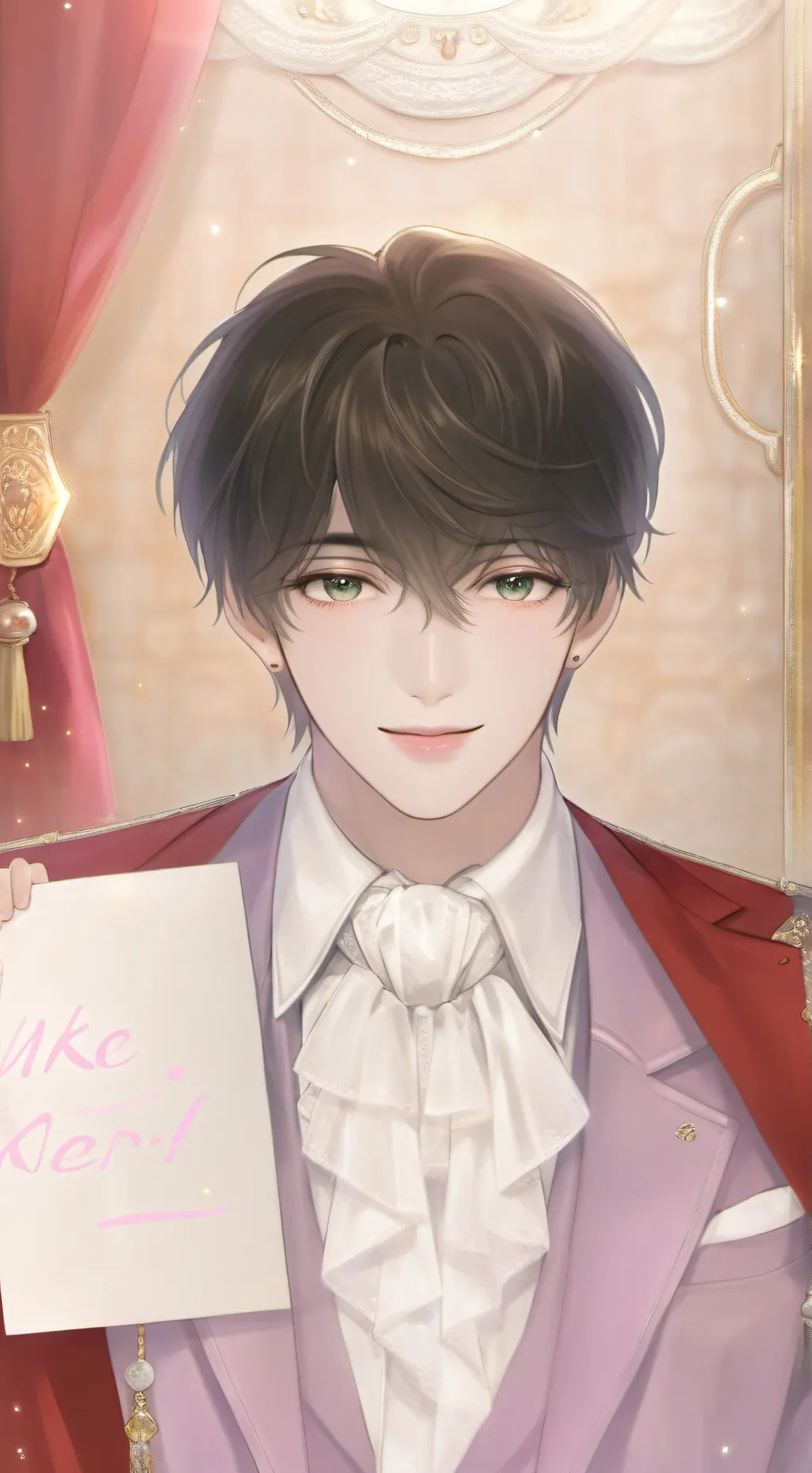 ai character: Gentle Young Man background