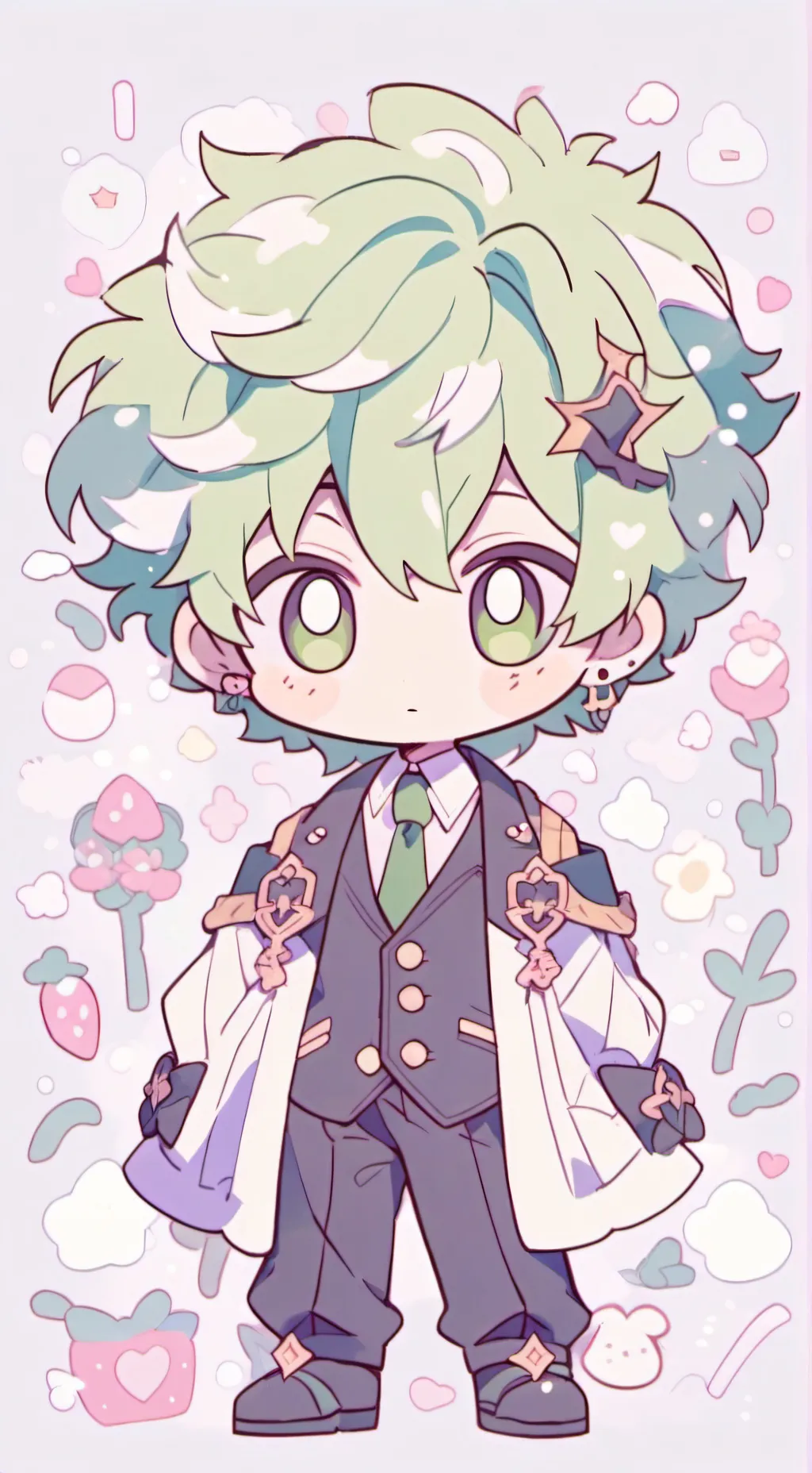 ai character: Mha play monopoly background