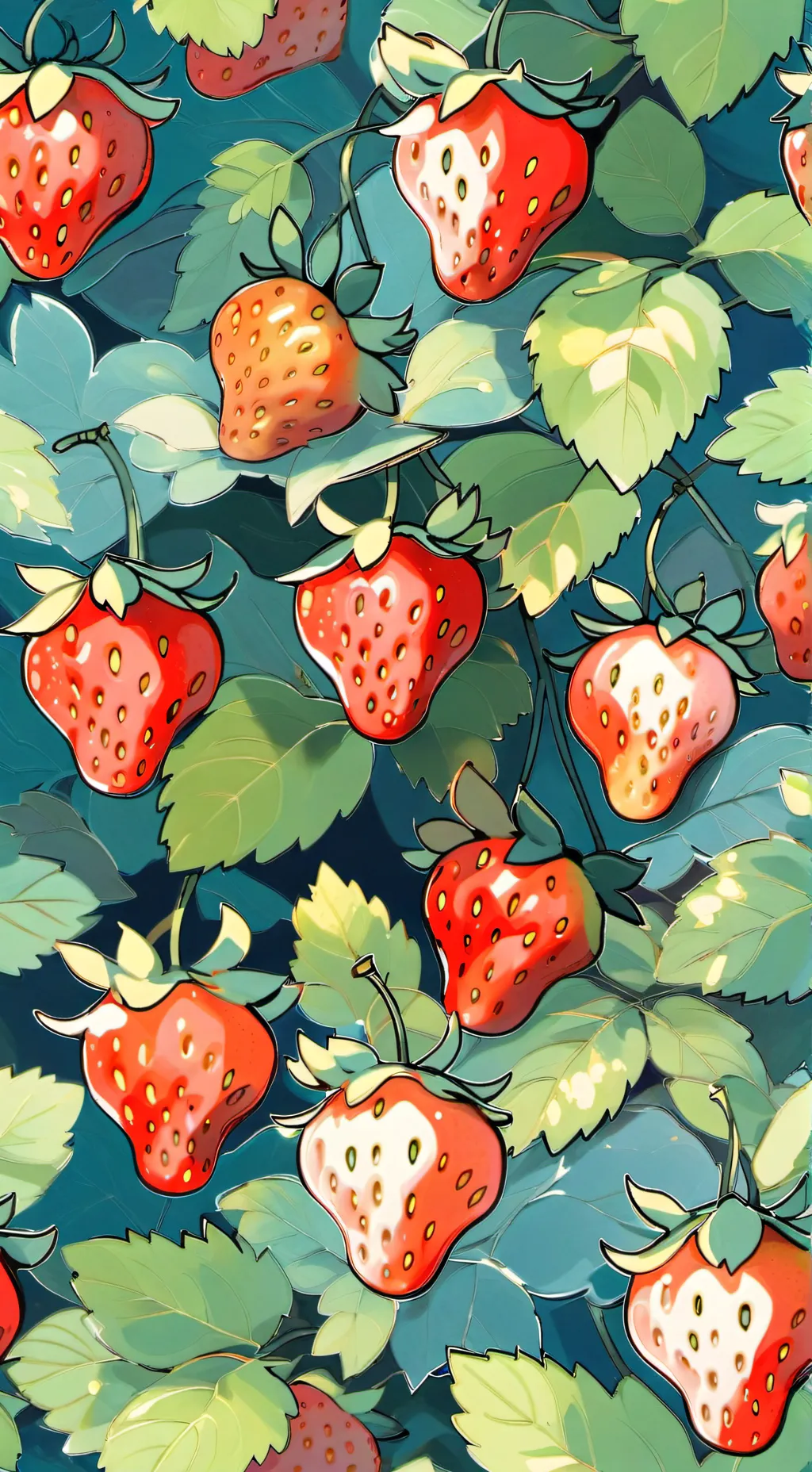 ai character: Berry background