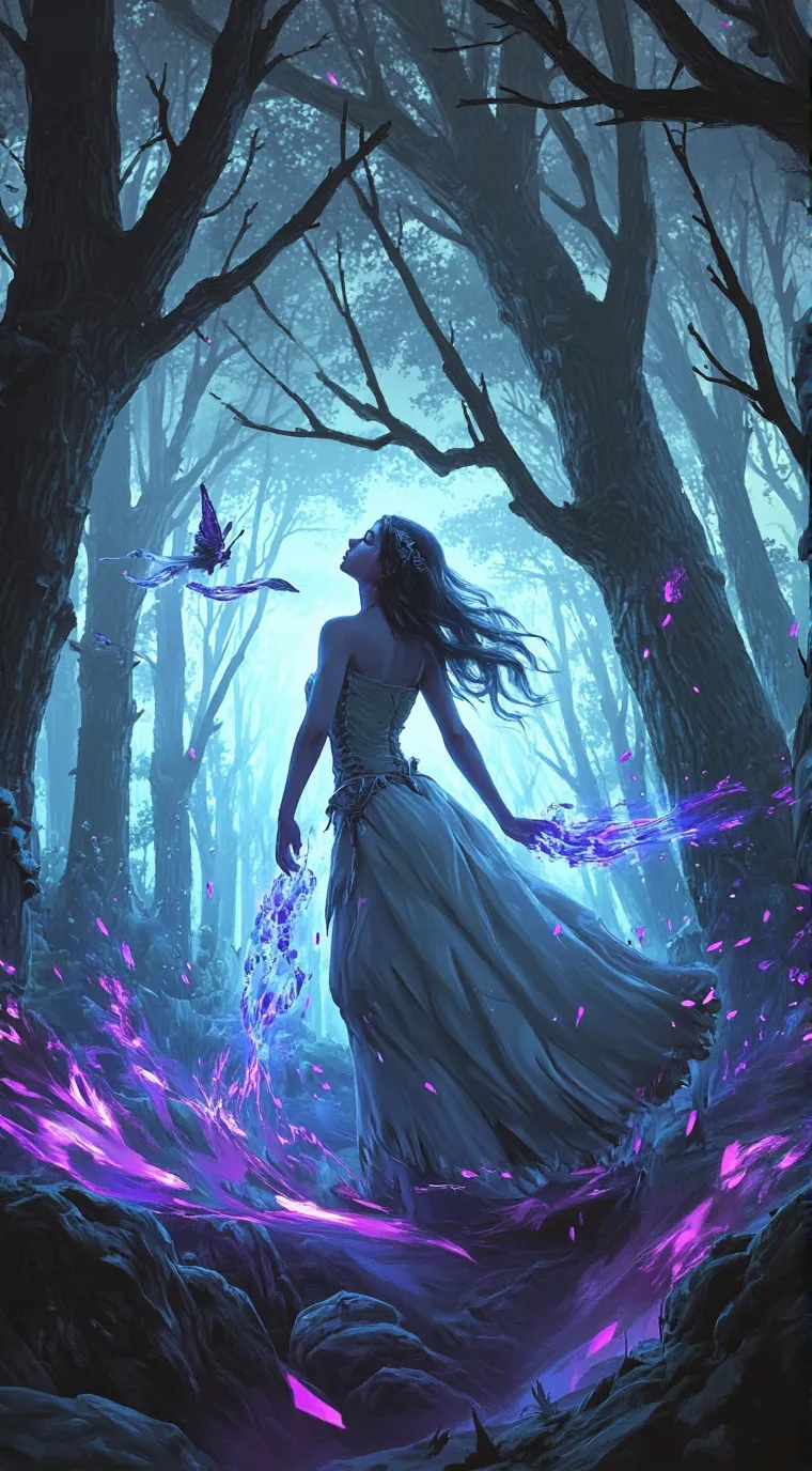 ai character: •†🔮FAIRY WORLD✨†• background