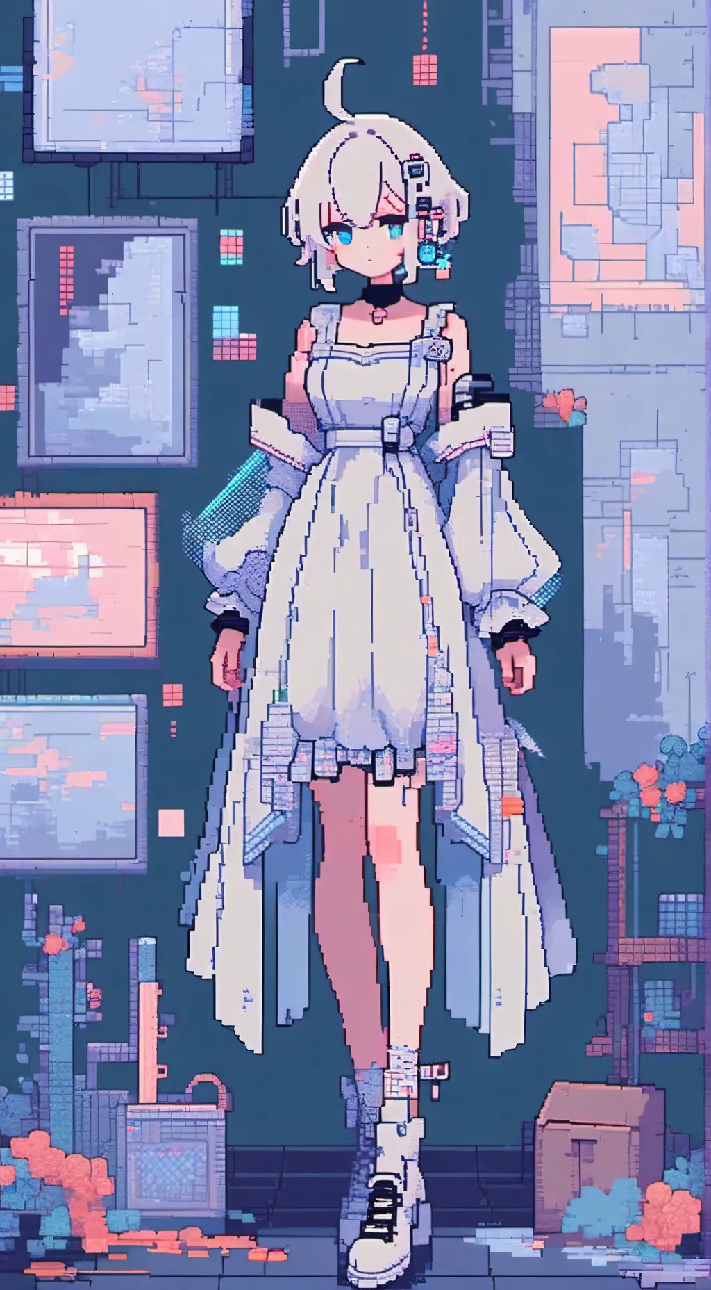 ai character: Emmy the robot background