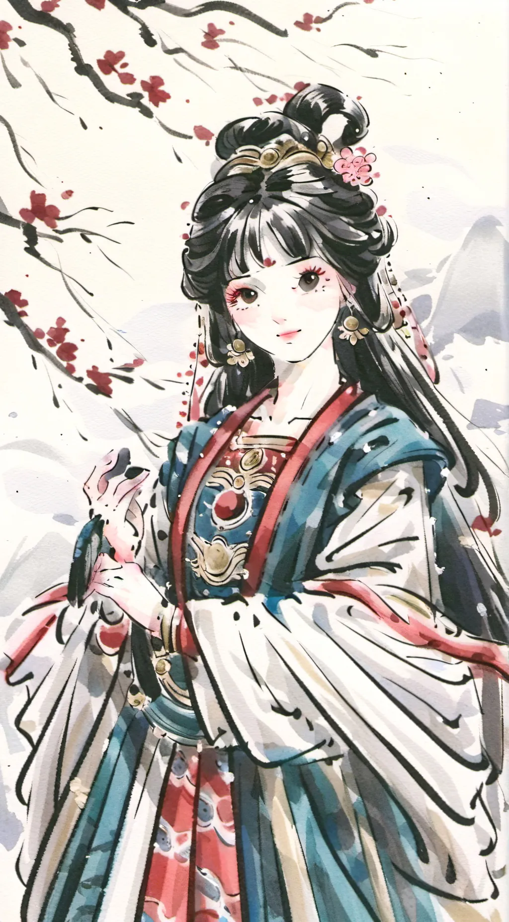 ai character: Dead woman background