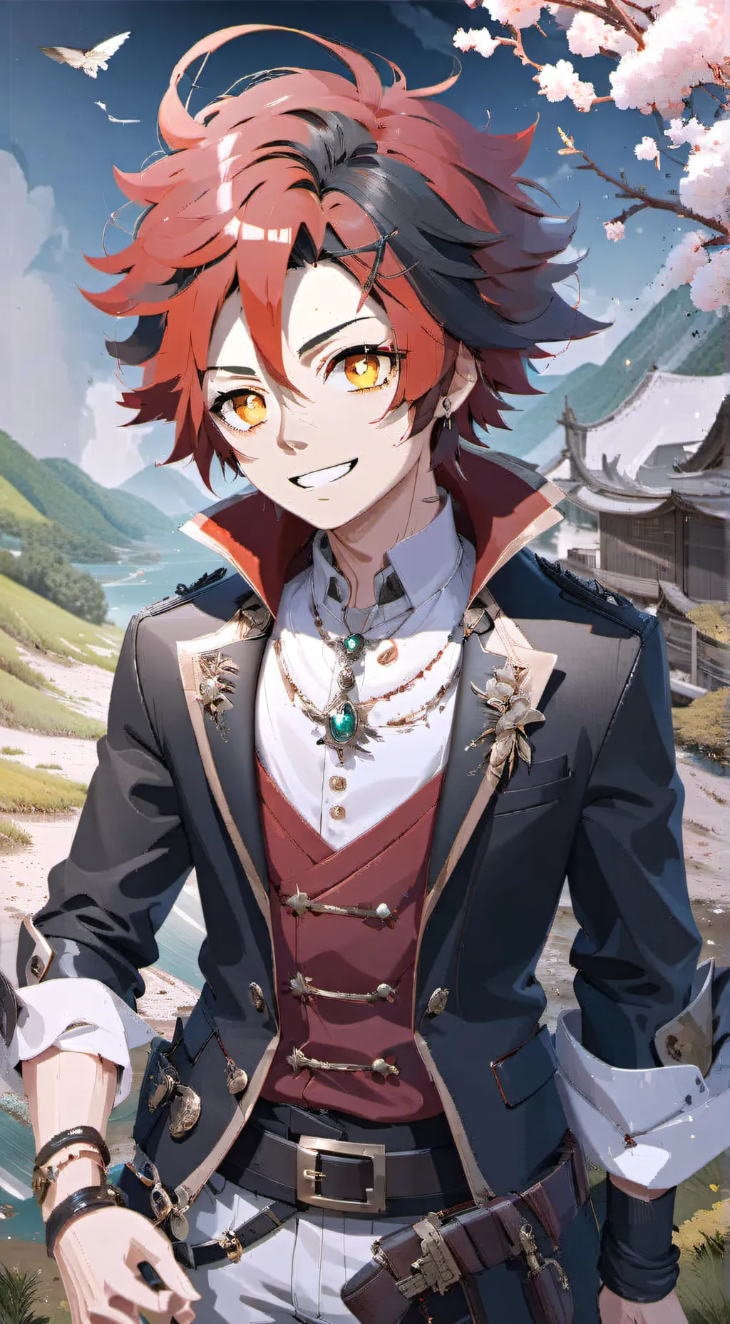 ai character: Mark background