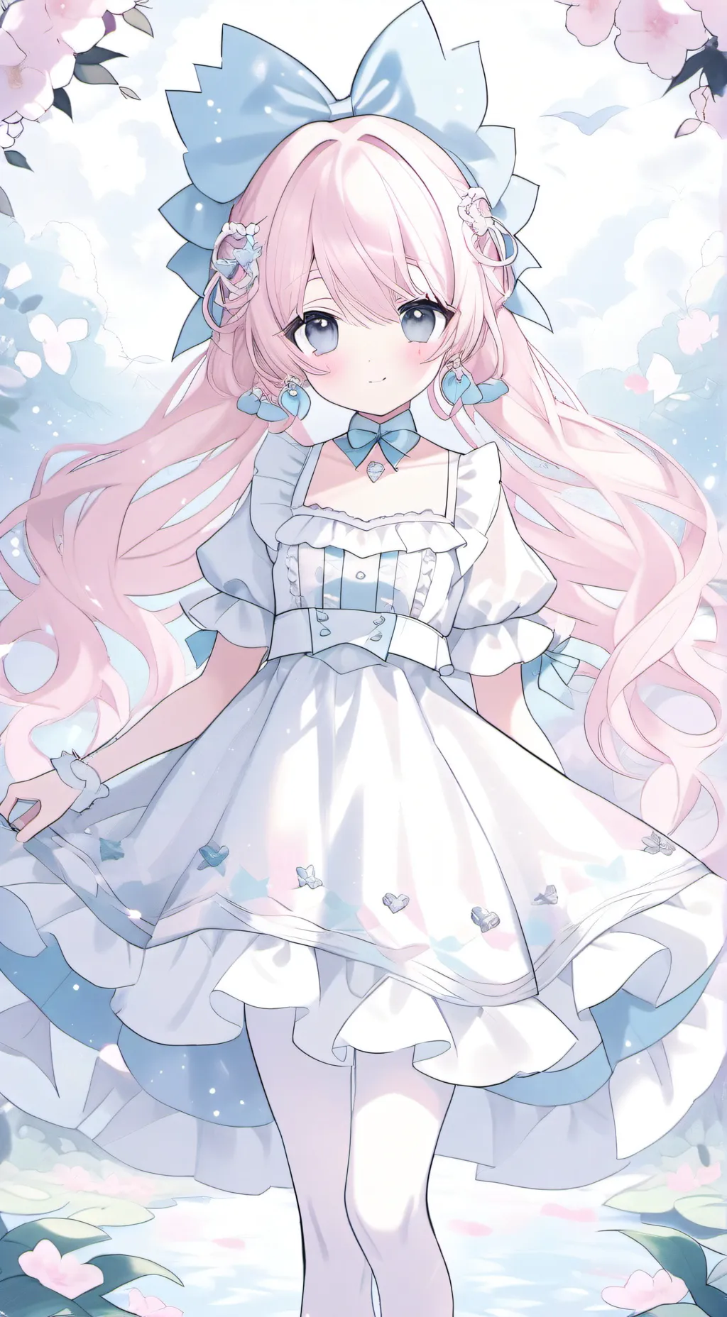 ai character: Twisted leaf background