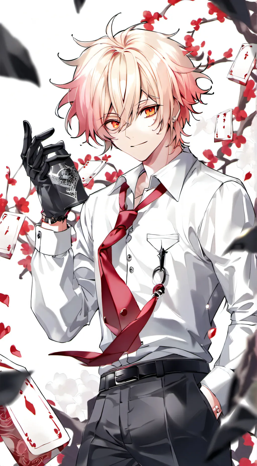 ai character: Bakugo  background