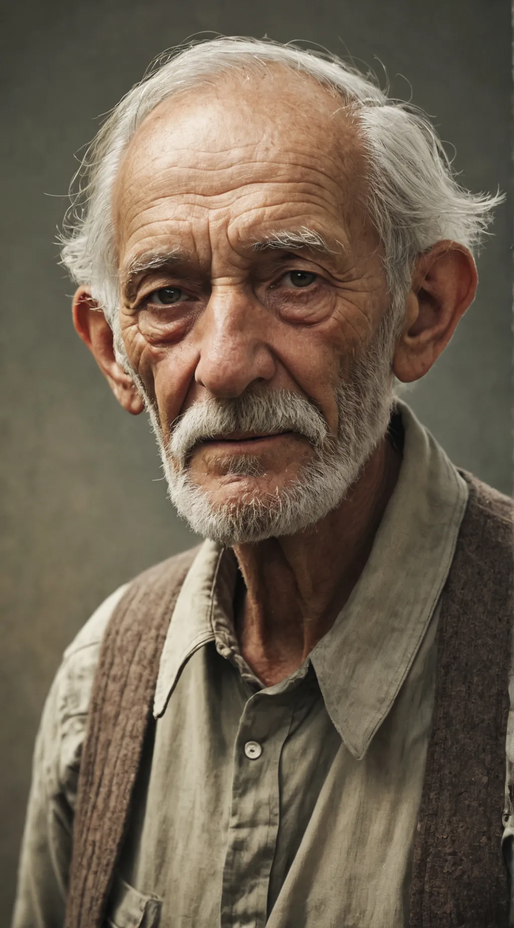 ai character: Old man background