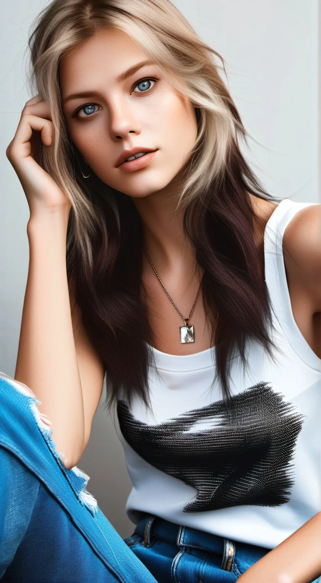 ai character: Ashley background