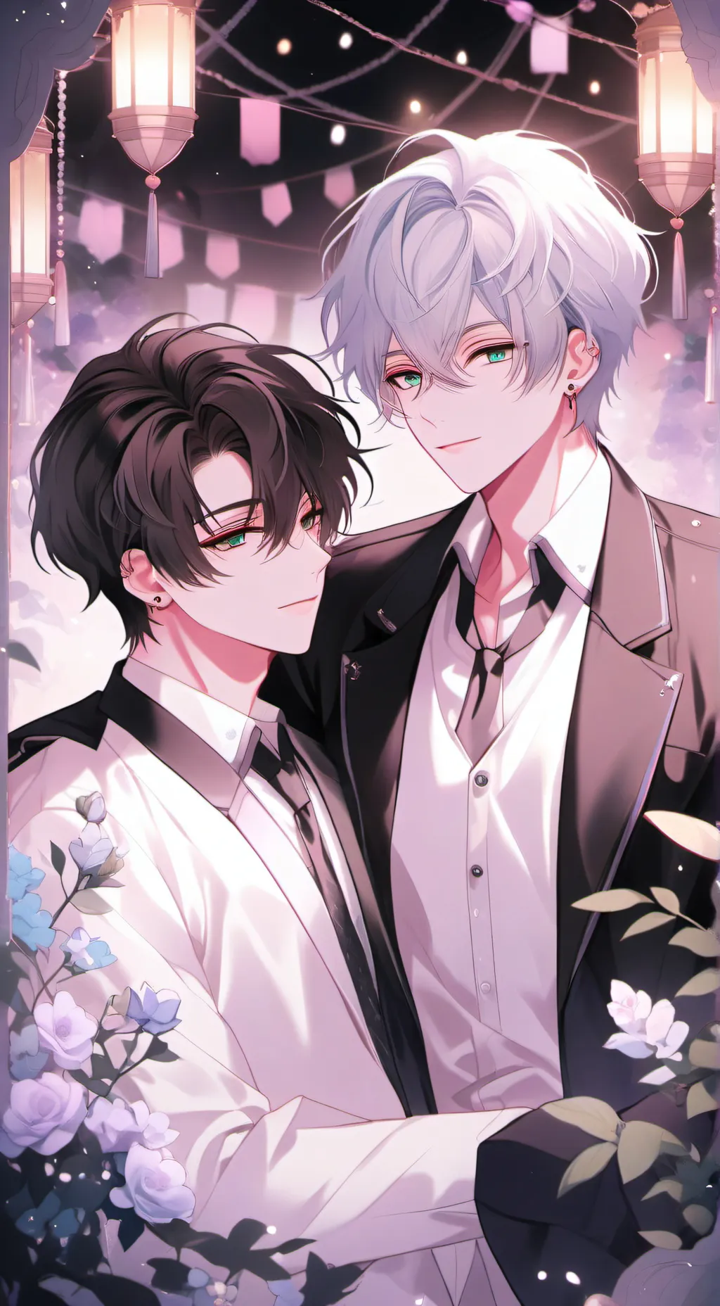 ai character: Lucio e Scott  background