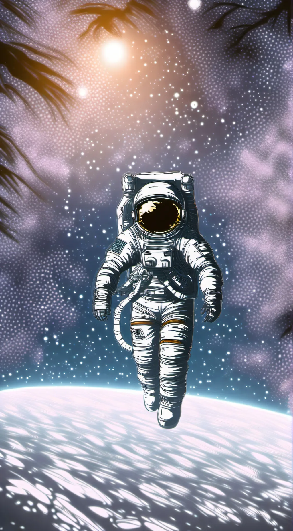 ai character: Astronautvr background