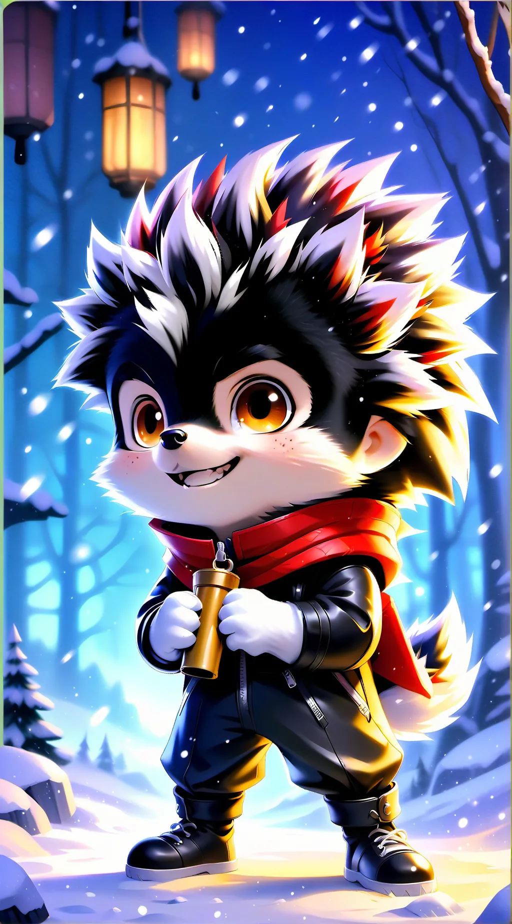 ai character: shadow  background