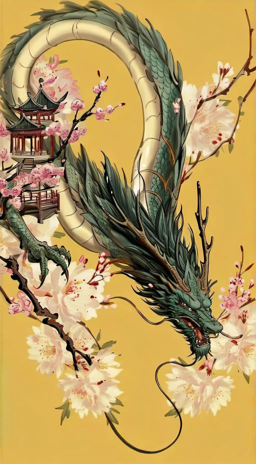 ai character: Dynasty Dragon  background