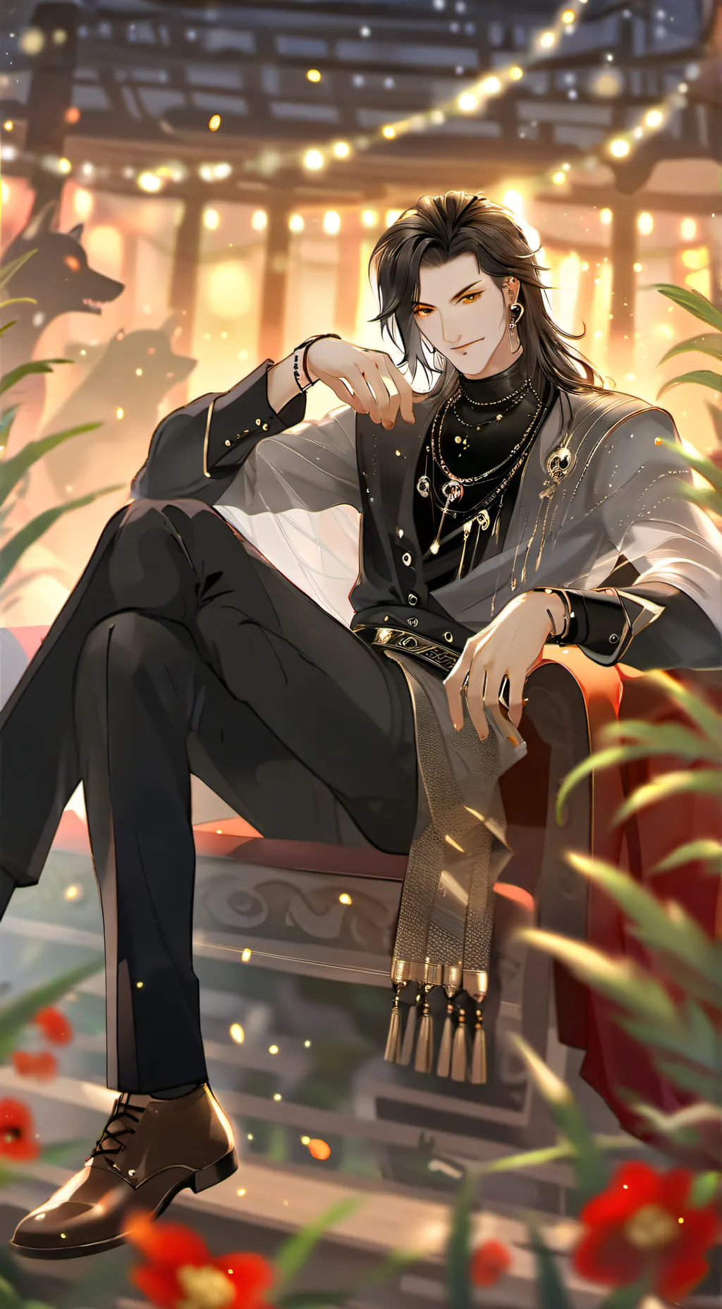 ai character:  Lucian storm  background