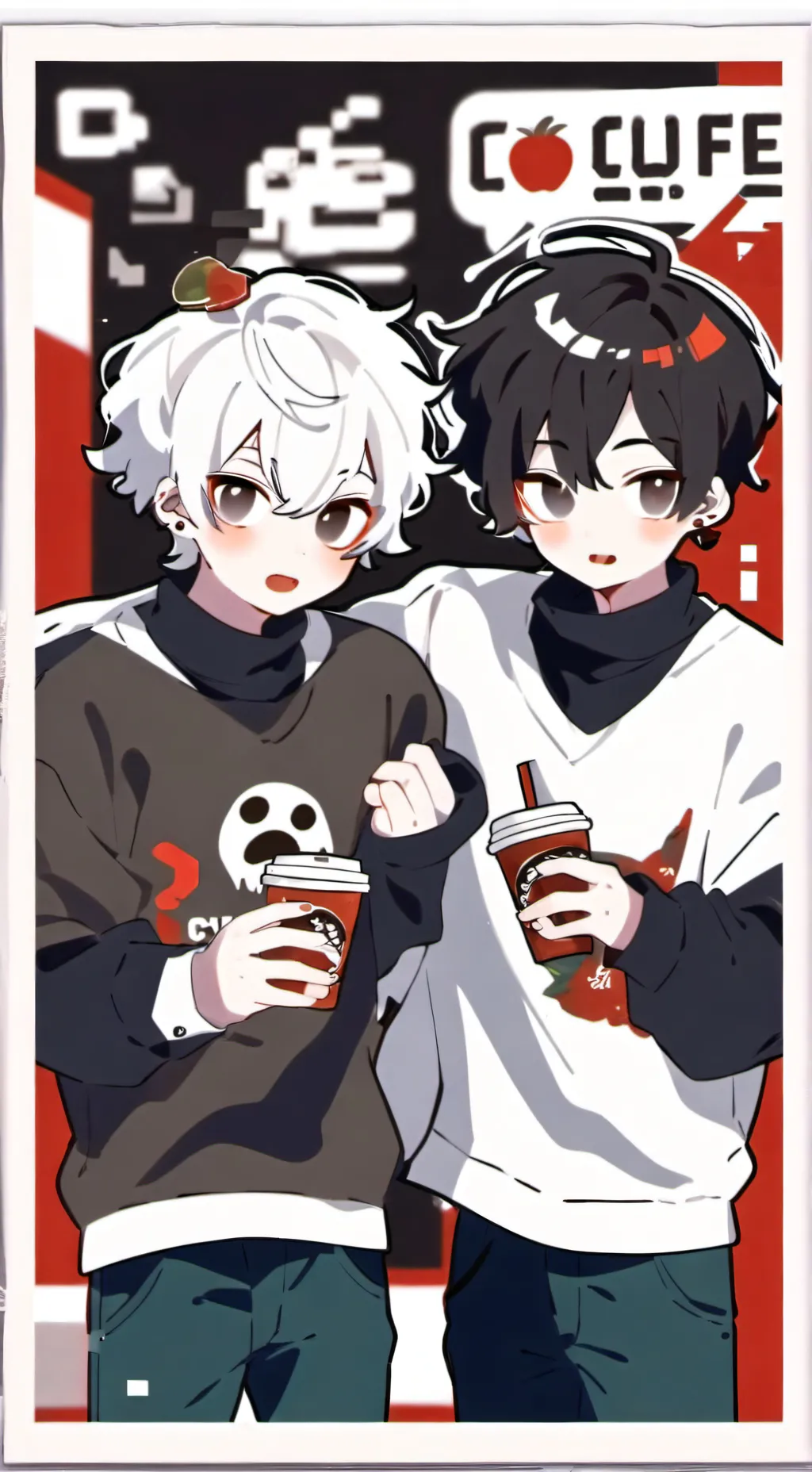 ai character: dani y santi background