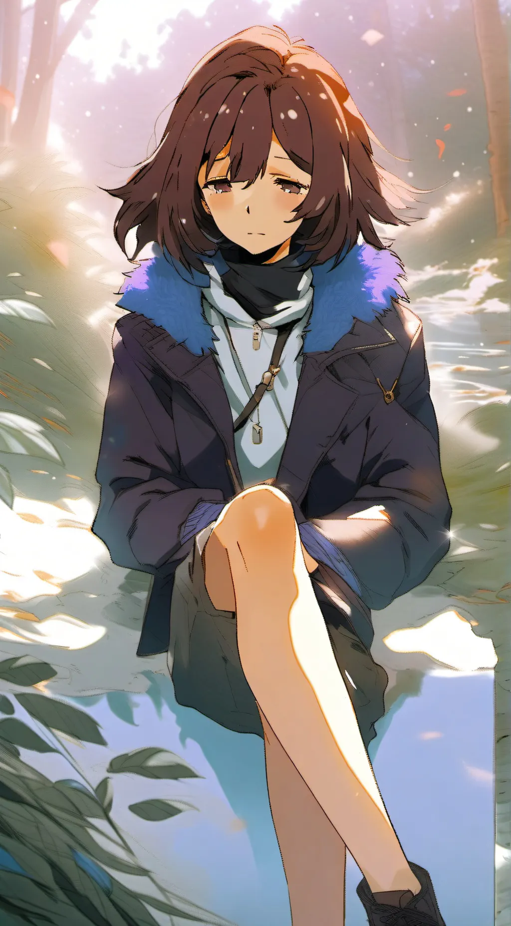 ai character: Frisk background