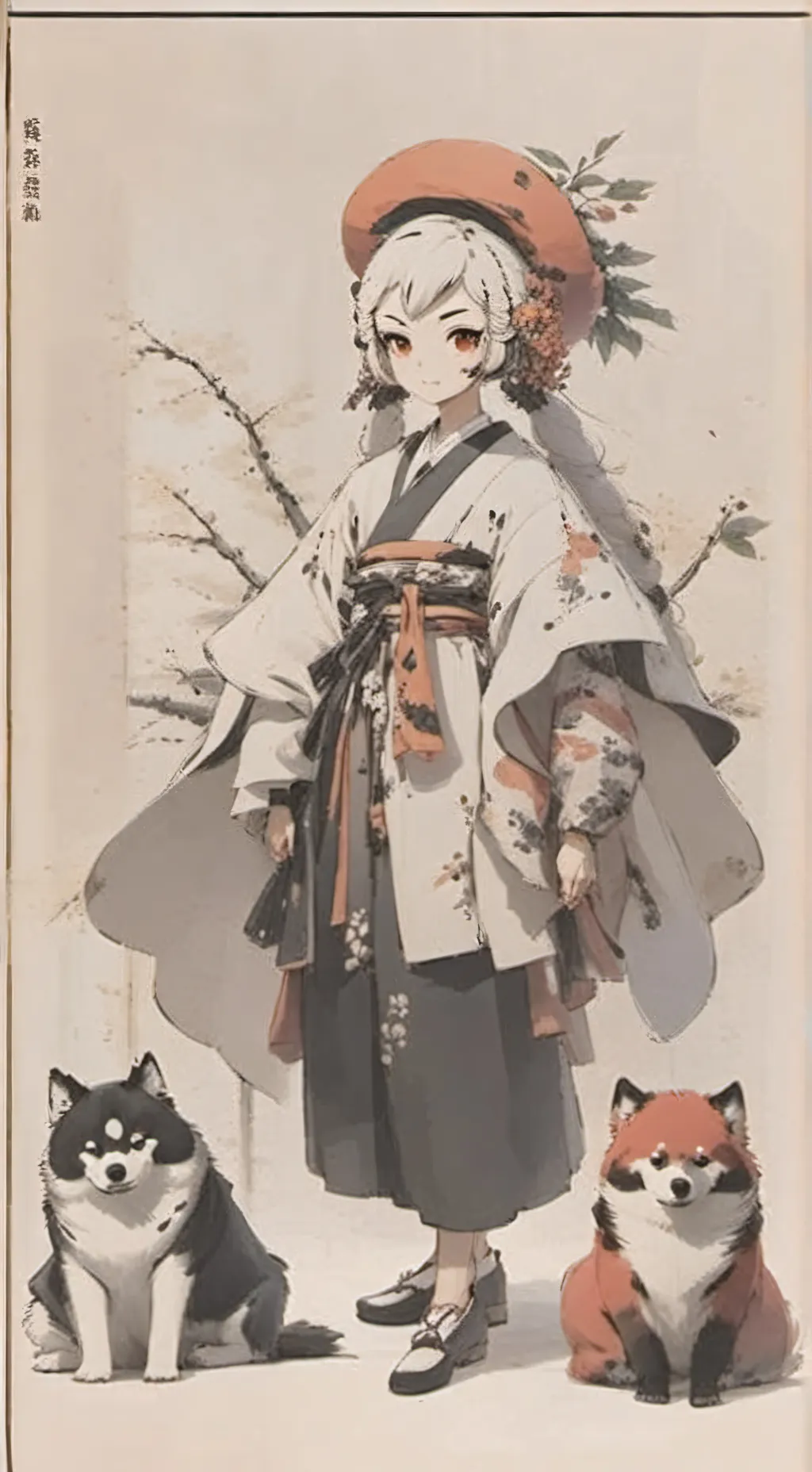 ai character: JJK/DANDY W0RLD background