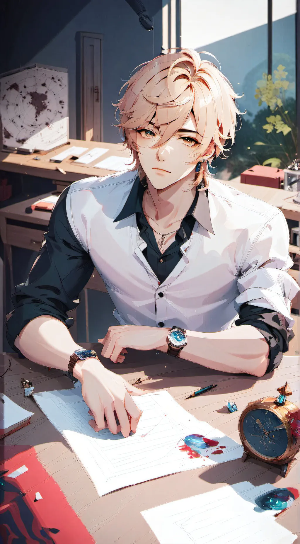 ai character: Repeat background