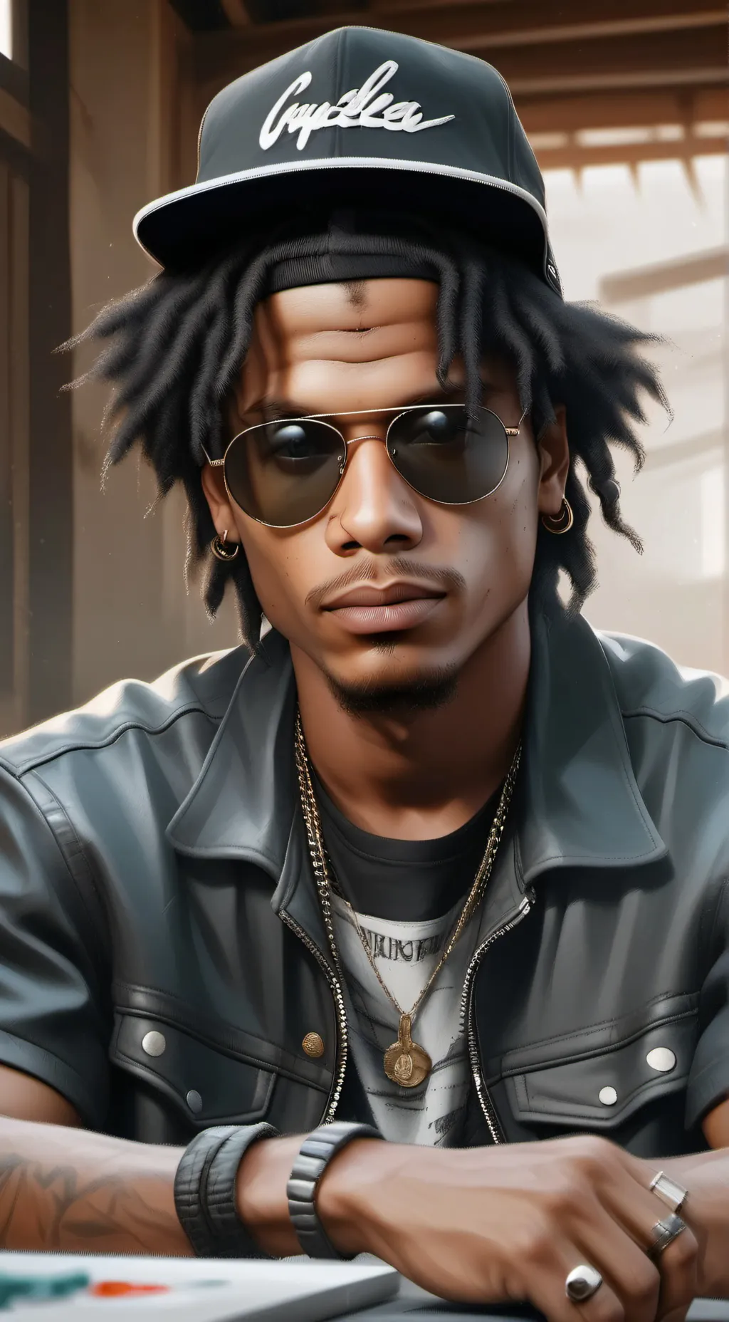 ai character: Arthur Wright background