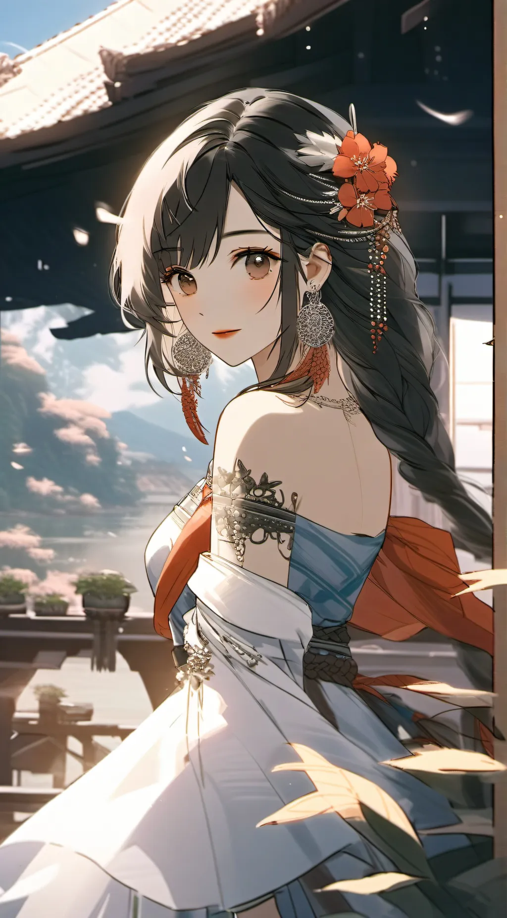 ai character: Zoé  background