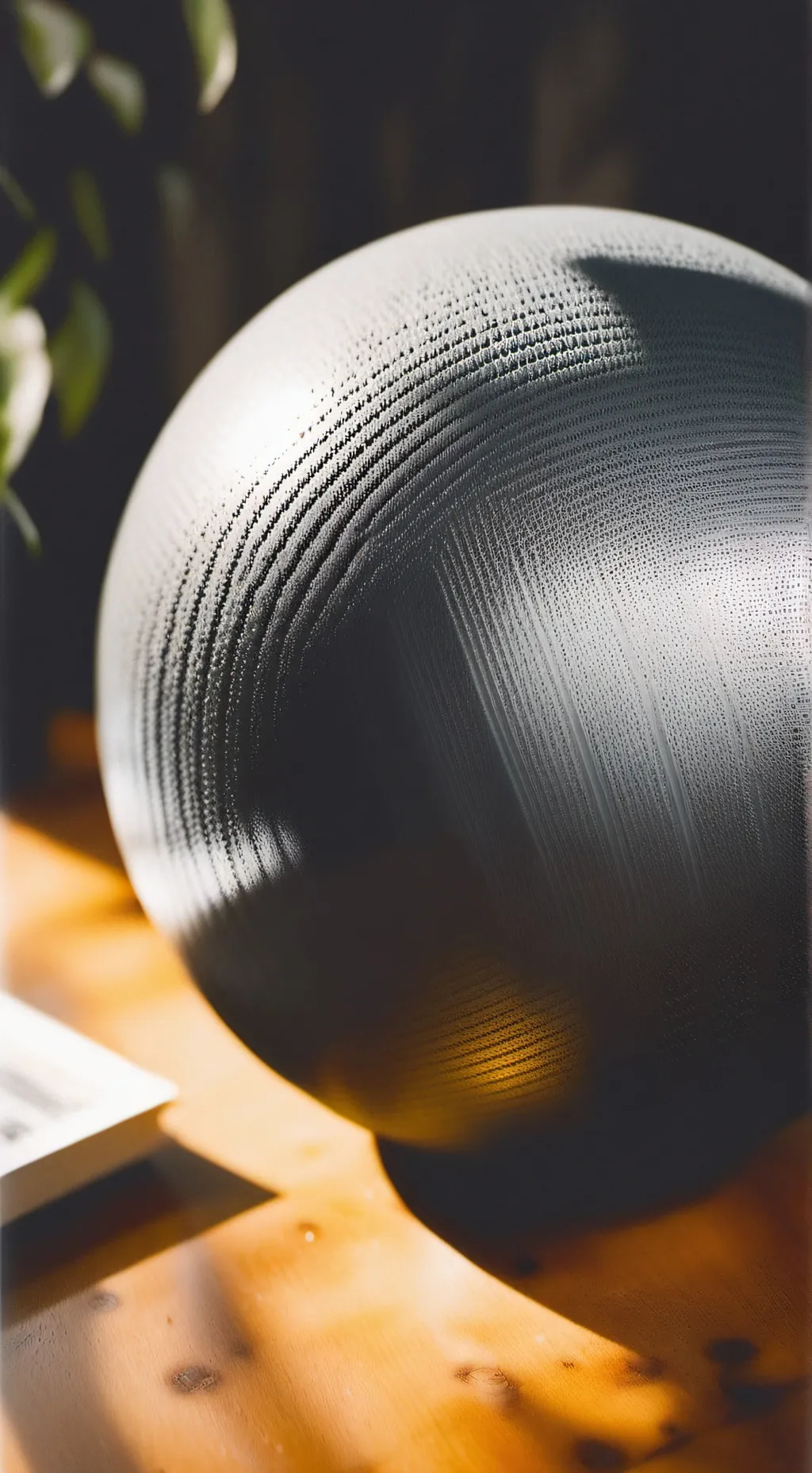 ai character: Yoga ball background