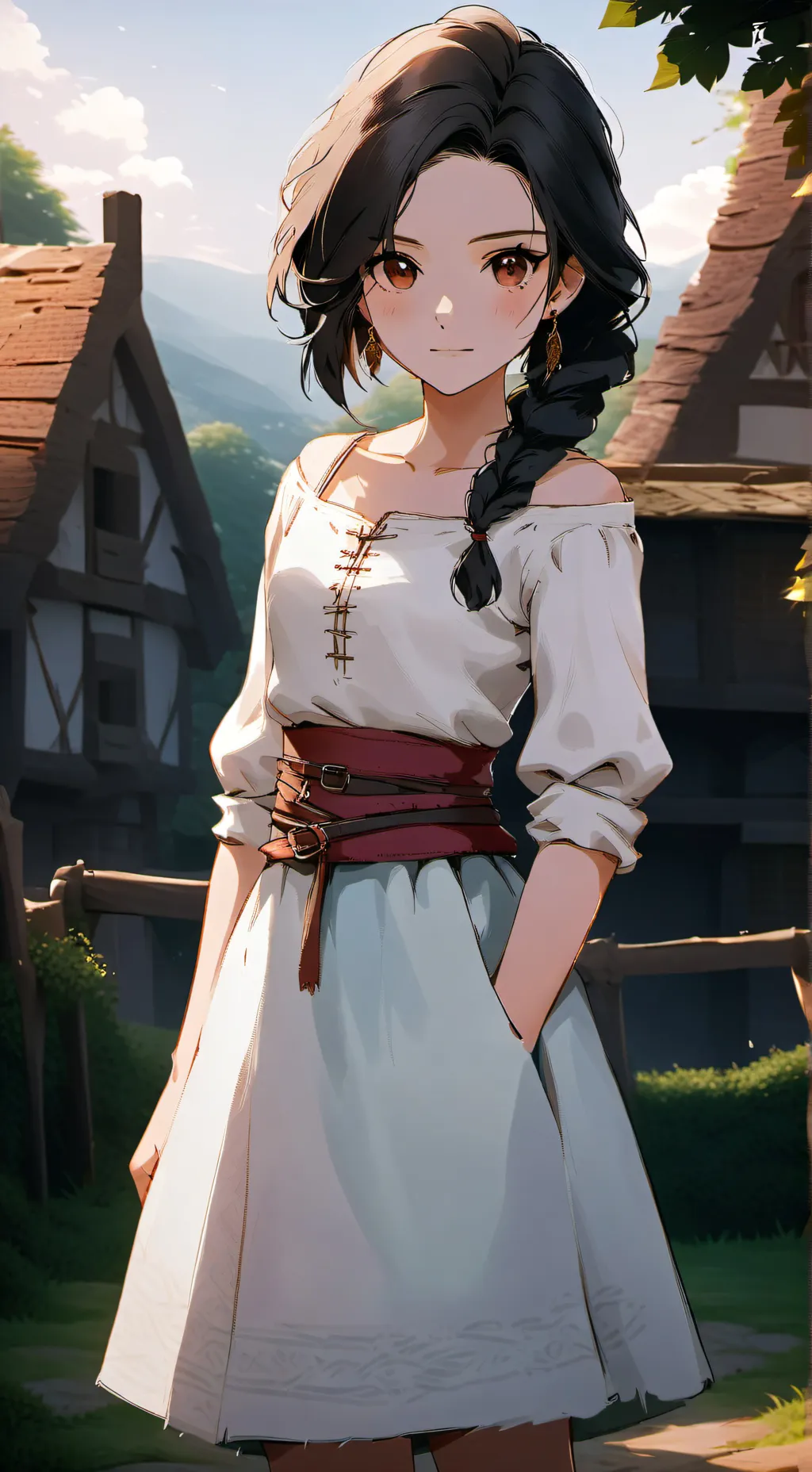 ai character: Evelyn background