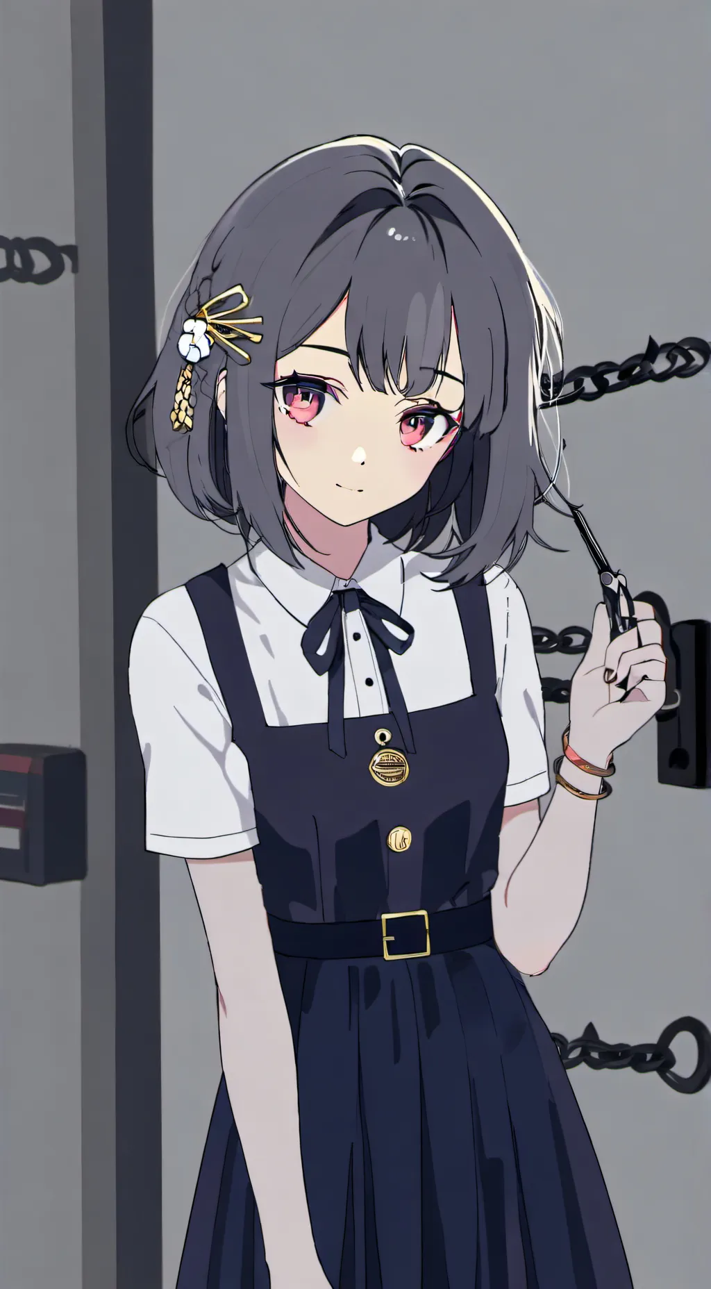 ai character: Toy girl  background