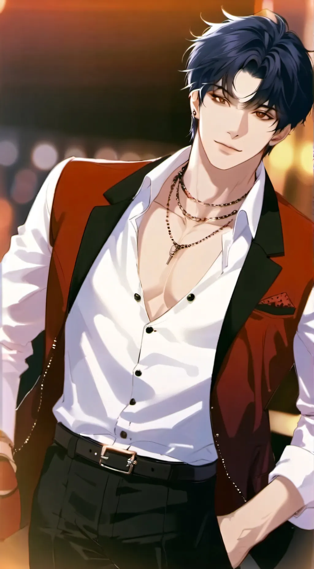 ai character: Xavier  background