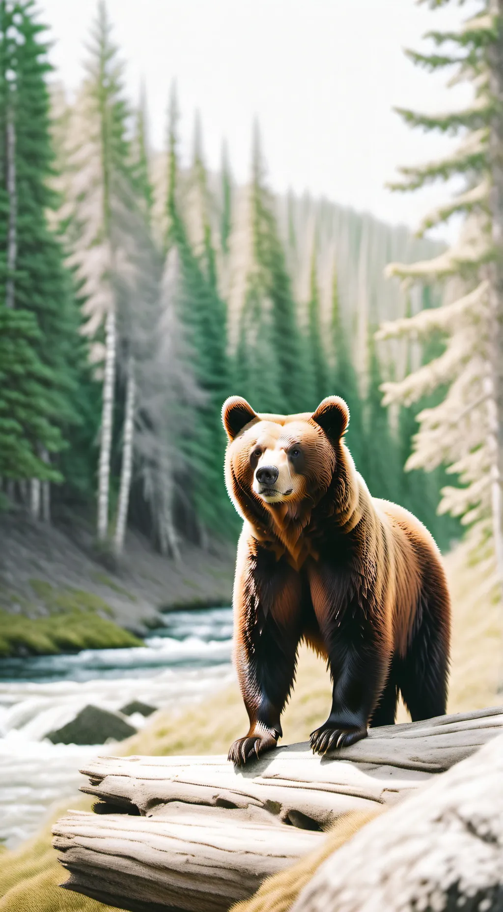 ai character: cinnamon bearrrrrr background