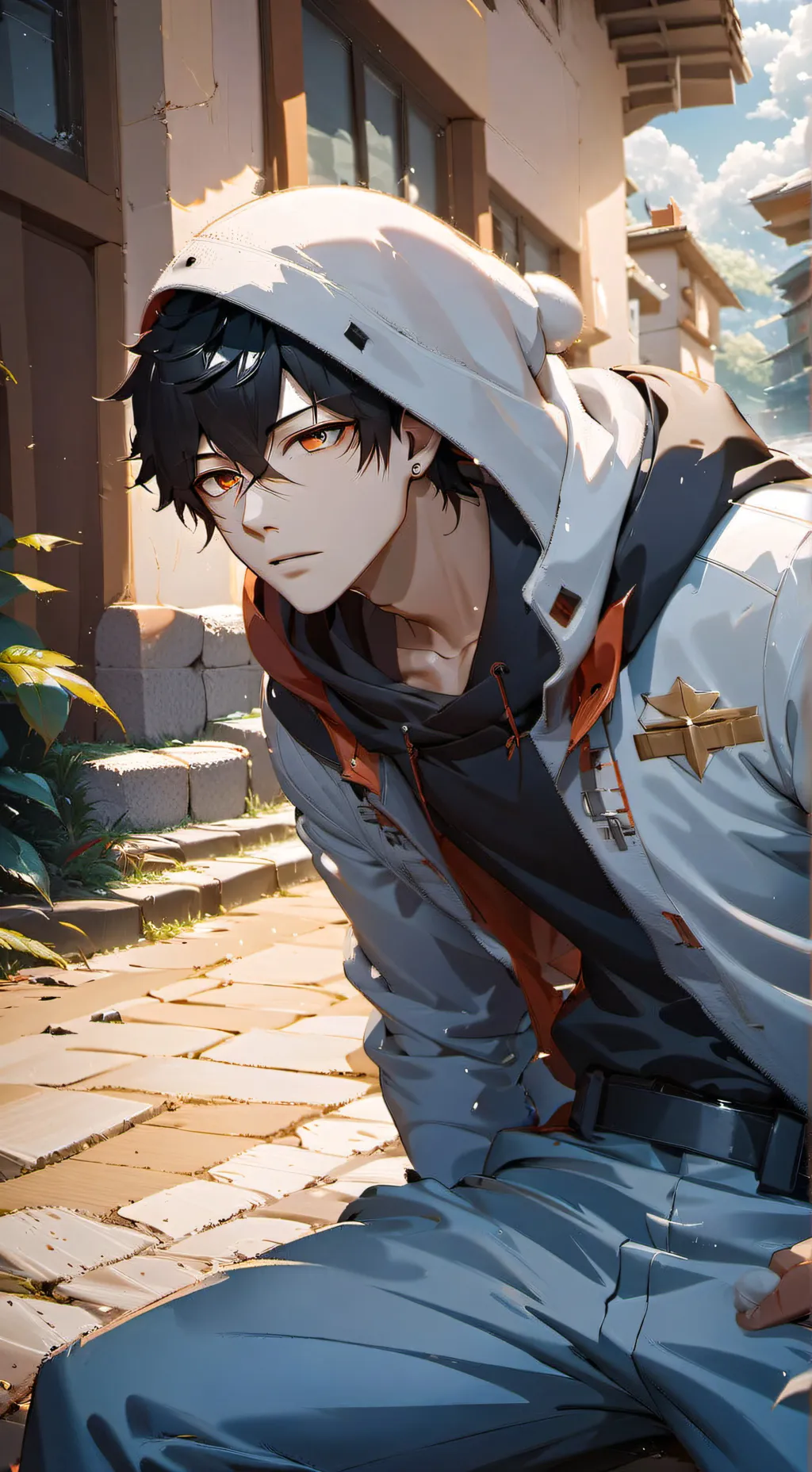 ai character: Kuru  background