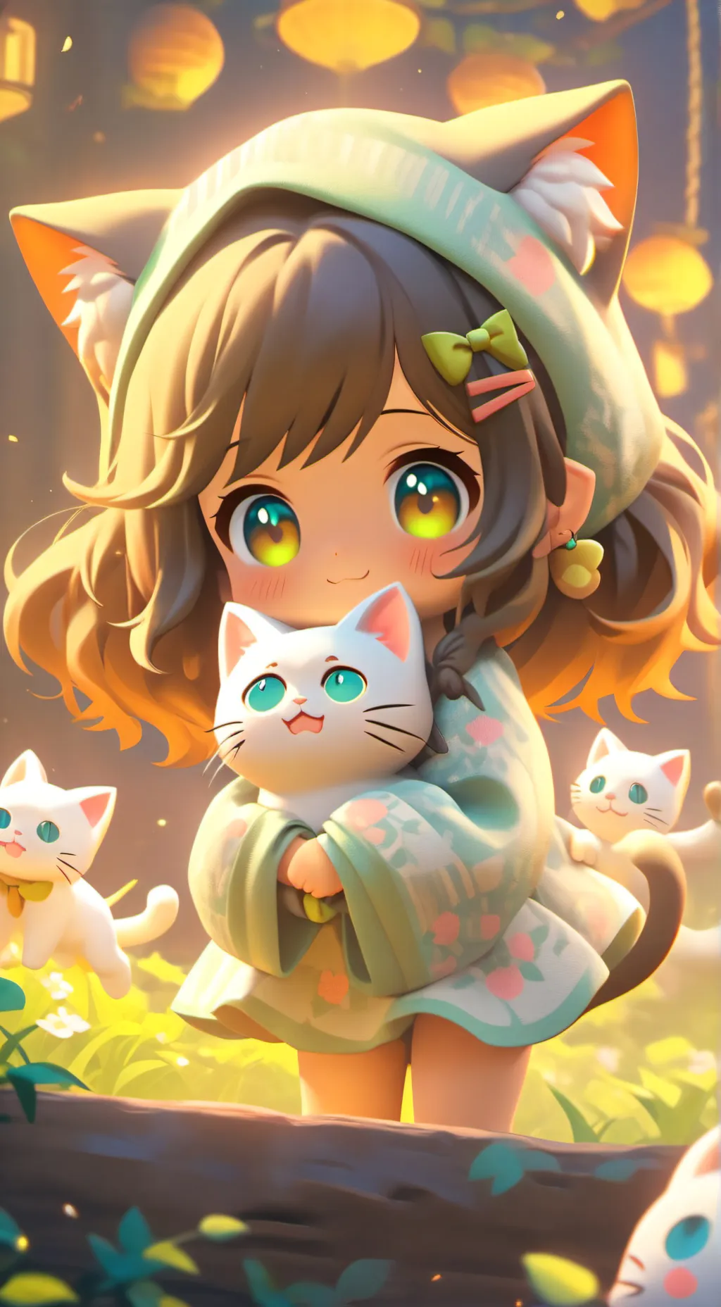 ai character: Rose background