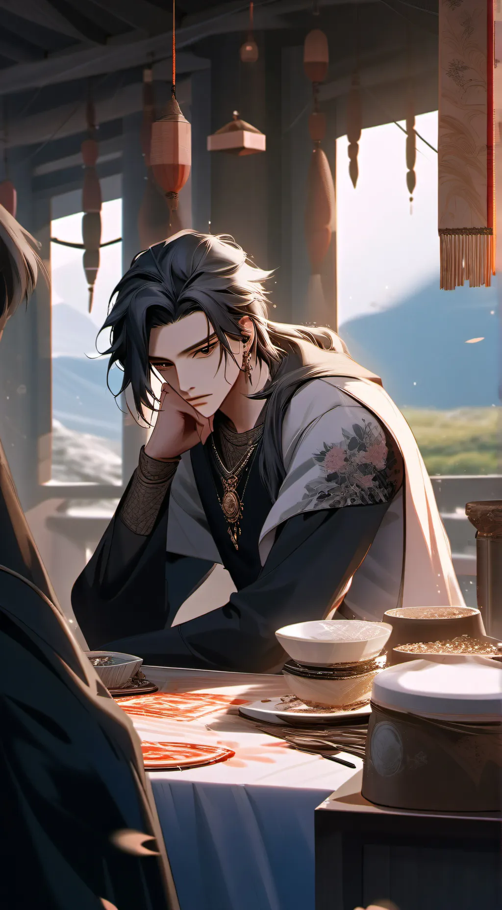 ai character: ☆♡Xavier♡☆  background