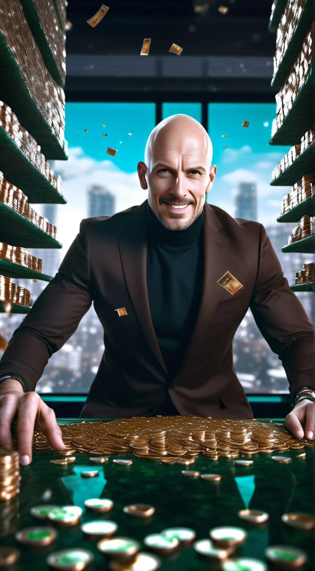 ai character: Flex Poothure background