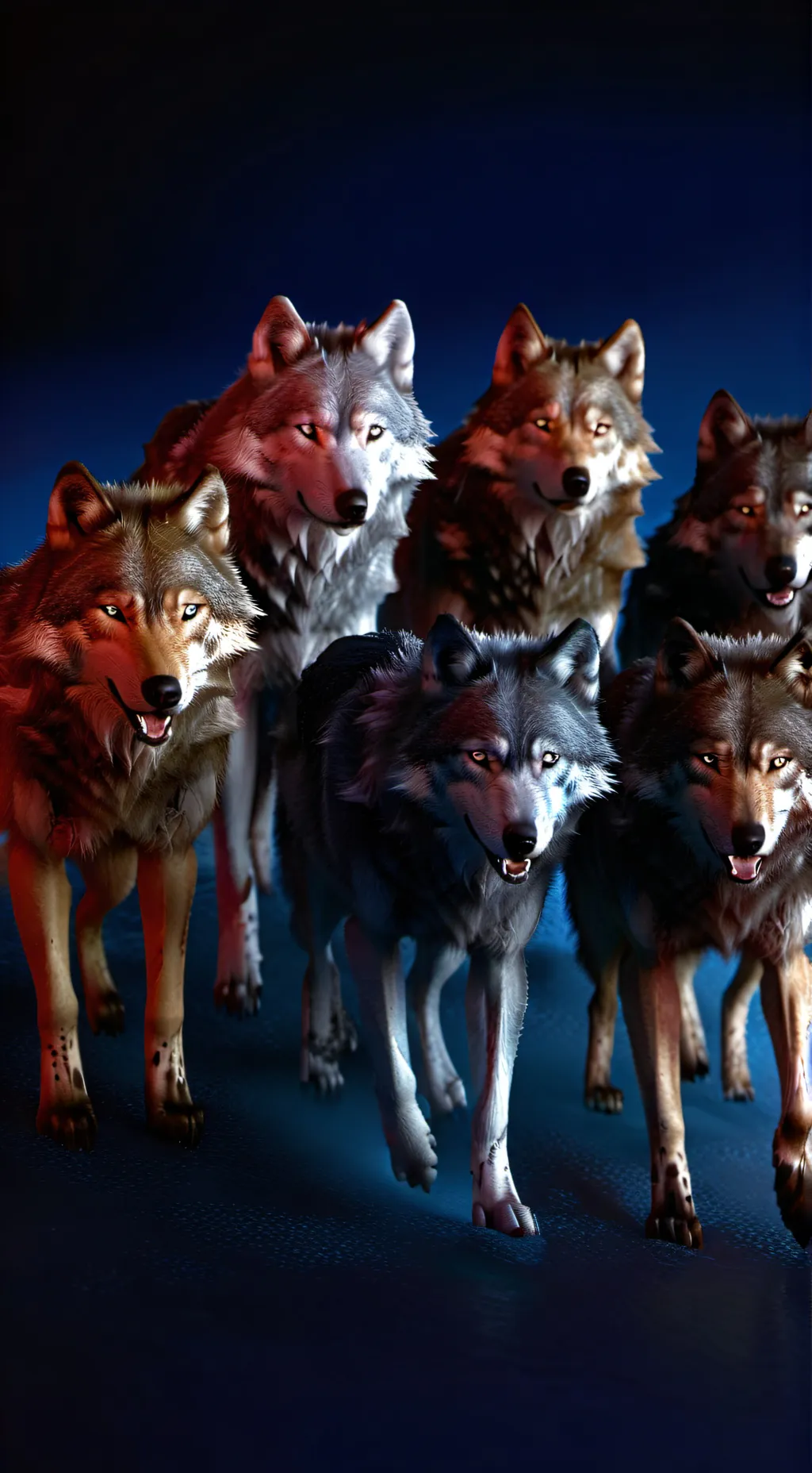 ai character: wolf pack! background