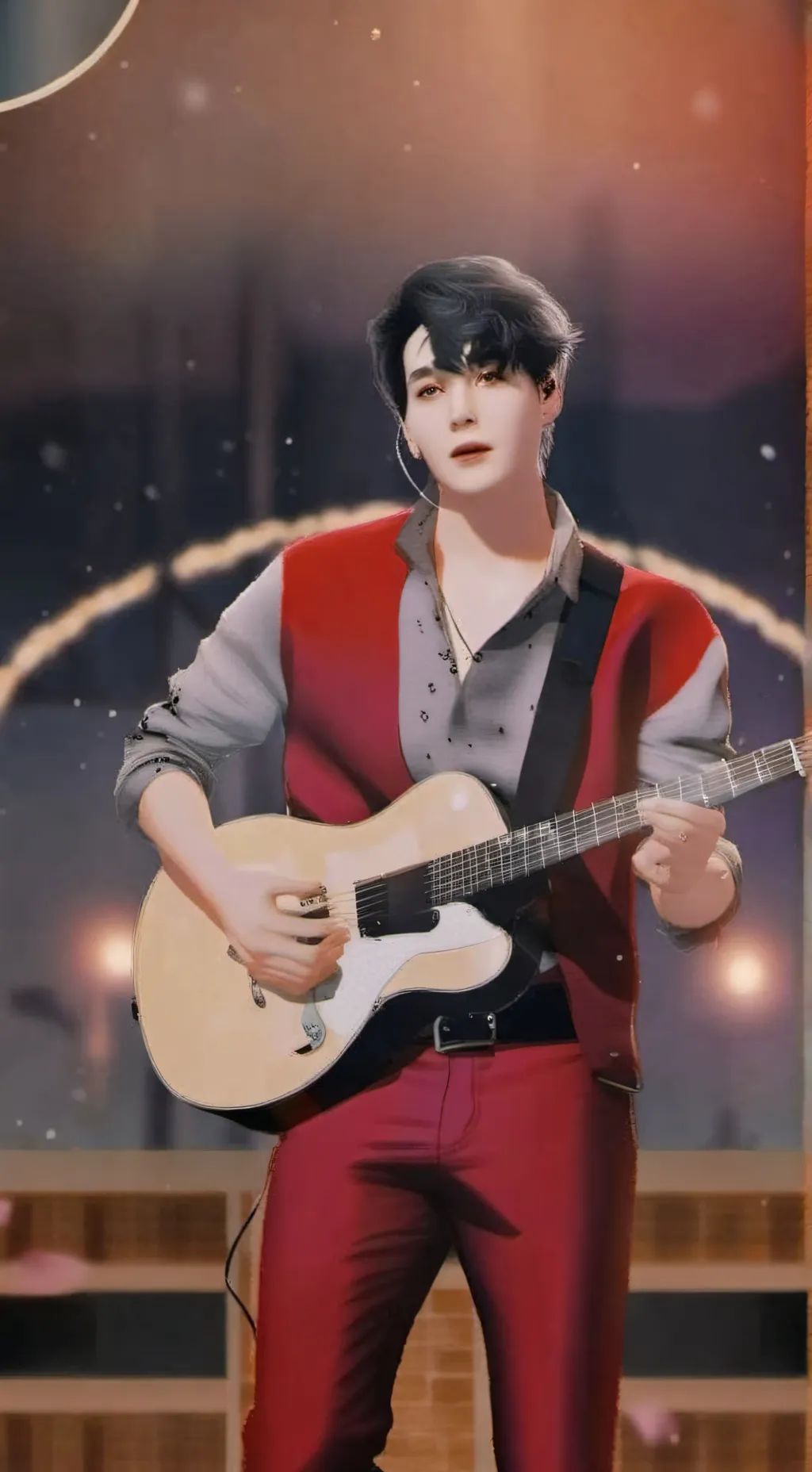 ai character: bad boy  background